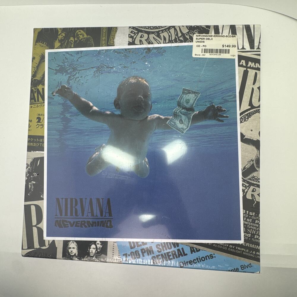 Nirvana ~ Nevermind 30th Anniversary Super Deluxe 5 cd/Blu-ray NEW Sealed